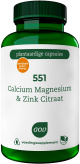AOV - Calcium Magnesium Zink citraat - 551 90 vegetarische capsules