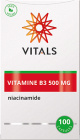 Vitals - Vitamine B3 500 mg Niacinamide 100 vegetarische capsules