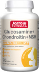 Jarrow Formulas - Glucosamine + Chondroitin + MSM 120/240 gelatine capsules