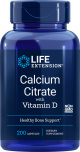LifeExtension - Calcium Citraat & Vitamine D 200 vegetarische capsules