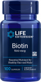LifeExtension - Biotin 600 mcg 100 gelatine capsules