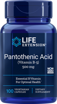 LifeExtension - Pantothenic Acid Vitamine B5 500 mg
