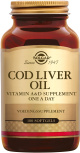 Solgar - Cod Liver Oil 100/250 gelatine softgels