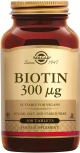 Solgar - Biotin 300 mcg 100 tabletten