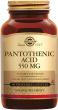 Solgar Pantothenic Acid 550 mg (50 vegetarische capsules)