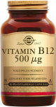 Solgar - Vitamin B-12 500 mcg 50 vegetarische capsules