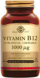 Solgar - Vitamin B-12 1000 mcg 100/250 kauwtabletten