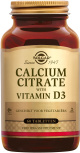 Solgar - Calcium Citrate with Vitamin D-3 60/240 tablets