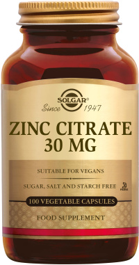 Solgar - Zinc Citrate 30 mg