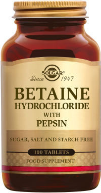 Solgar - Betaine Hydrochloride with Pepsin