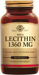 Solgar - Lecithin 1360 mg 100 gelatine softgels