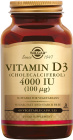 Solgar - Vitamin D-3 4000 IU /100 mcg 60 vegetarische capsules