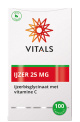 Vitals - IJzer 25 mg (met vitamine C) 100 vegetarische capsules