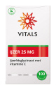 Vitals - IJzer 25 mg (met vitamine C) 100 vegetarian capsules