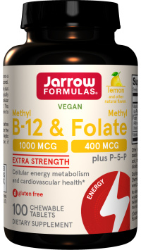 Jarrow Formulas - Methyl B12 & Methyl Folate Lemon