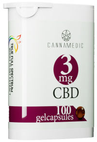 Cannamedic - CBD Capsules 3 mg