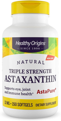 Healthy Origins - Astaxanthin 12 mg