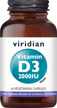 Viridian - Vitamin D3 (Vegan) 2000 IU (50 mcg)