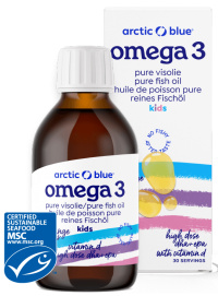 Arctic Blue - Omega-3 Liquid Visolie DHA + EPA + D3 Kids