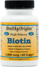 Healthy Origins - Biotin 5000 mcg 60/150/360 vegetarische capsules