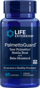 LifeExtension - PalmettoGuard® Saw Palmetto-Nettle Root with Beta-Sitosterol 60 gelatine softgels