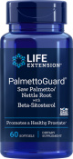 LifeExtension - PalmettoGuard® Saw Palmetto-Nettle Root with Beta-Sitosterol 60 gelatin softgels