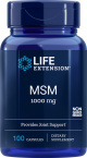 LifeExtension - MSM 1000 mg 100 gelatine capsules