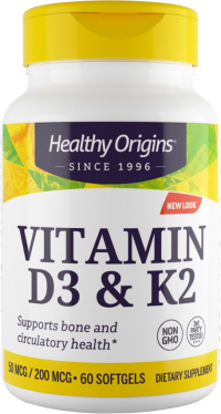 Healthy Origins - Vitamine D3 & K2