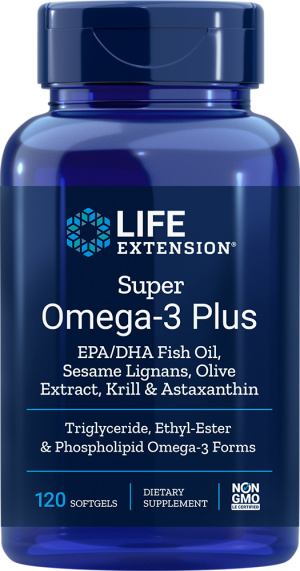 Life Extension - Super Omega-3 EPA-DHA Sesame Olive Krill Astaxanthin