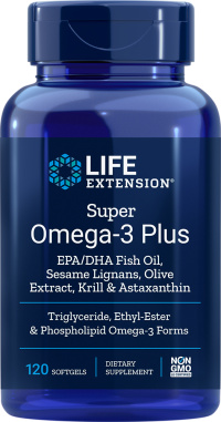 LifeExtension - Super Omega-3 EPA-DHA Sesame Olive Krill Astaxanthin