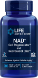 LifeExtension - NAD+ Cell Regenerator and Resveratrol Elite 30 vegetarische capsules