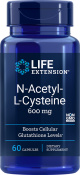 LifeExtension - N-Acetyl-L-Cysteine 600 mg 60 vegetarian capsules