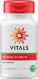 Vitals - Vitamine D3 600 IE 15 mcg 100 vegetarische capsules