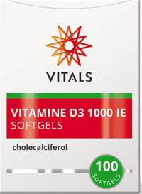 Vitals - Vitamine D3 1000 IE 25 mcg softgels