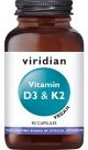 Viridian - Vitamin D3 & K2 Vegan 90 vegetarische capsules