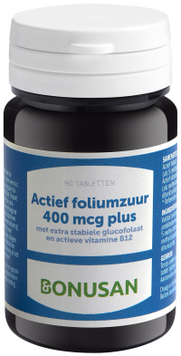 Bonusan - Actief Foliumzuur 400 mcg Plus