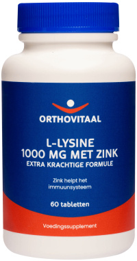 OrthoVitaal - L-Lysine 1000 mg met Zink