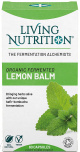 Living Nutrition - Organic Fermented Lemon Balm BIO 60 vegetarische capsules
