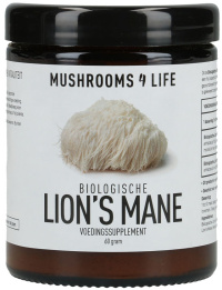 Mushrooms4Life - Lion's Mane Poeder BIO