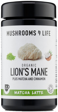 Mushrooms4Life - Lion's Mane Matcha Latte BIO