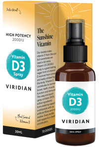 Viridian - Vitamin D3 2000 IU Spray Vegan