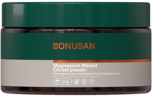 Bonusan - Magnesium Malaat Citraat poeder Bonusan - Magnesium Malaat Citraat poeder