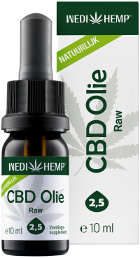 Wedihemp - CBD Olie 2,5% Raw