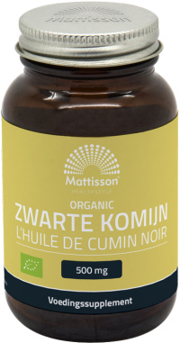 Mattisson - Zwarte Komijn 500 mg BIO