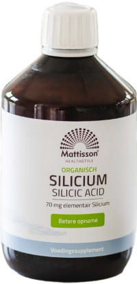Mattisson - Organisch Silicium 70 mg