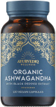 Ayurvediq Wellness - Ashwagandha & Black Pepper Extract BIO 120 vegetarische capsules