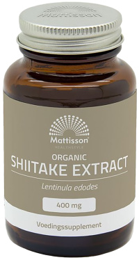 Mattisson - Shiitake extract 400 mg BIO