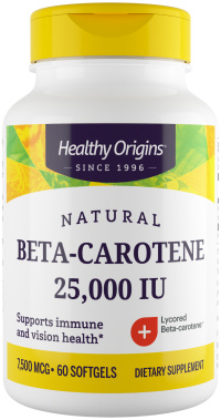 Healthy Origins - Beta-Carotene 25000 IU