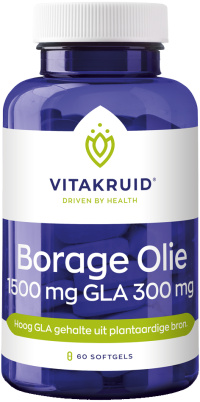 Vitakruid - Borage Olie 1500 mg GLA 300 mg