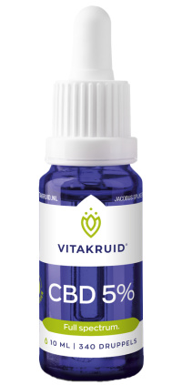 Vitakruid - CBD Olie 5% Full spectrum